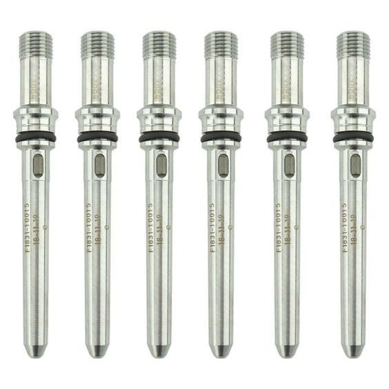 Dodge Remain Injector Pack для 13-18 6.7L Cummins Stock с трубками промышленного впрыска