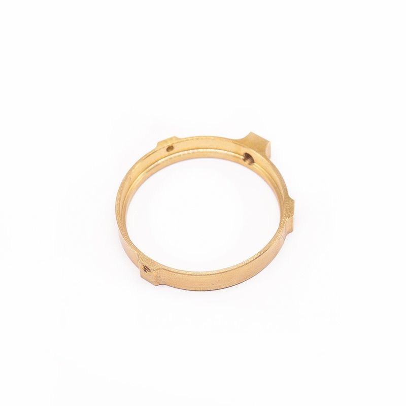 Профессиональный производитель Custom CNC Brass Ring Precision Watch Tools OEM CNC Milling Female Thread Brass Ring Профессиональный производитель