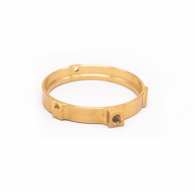 Профессиональный производитель Custom CNC Brass Ring Precision Watch Tools OEM CNC Milling Female Thread Brass Ring Профессиональный производитель