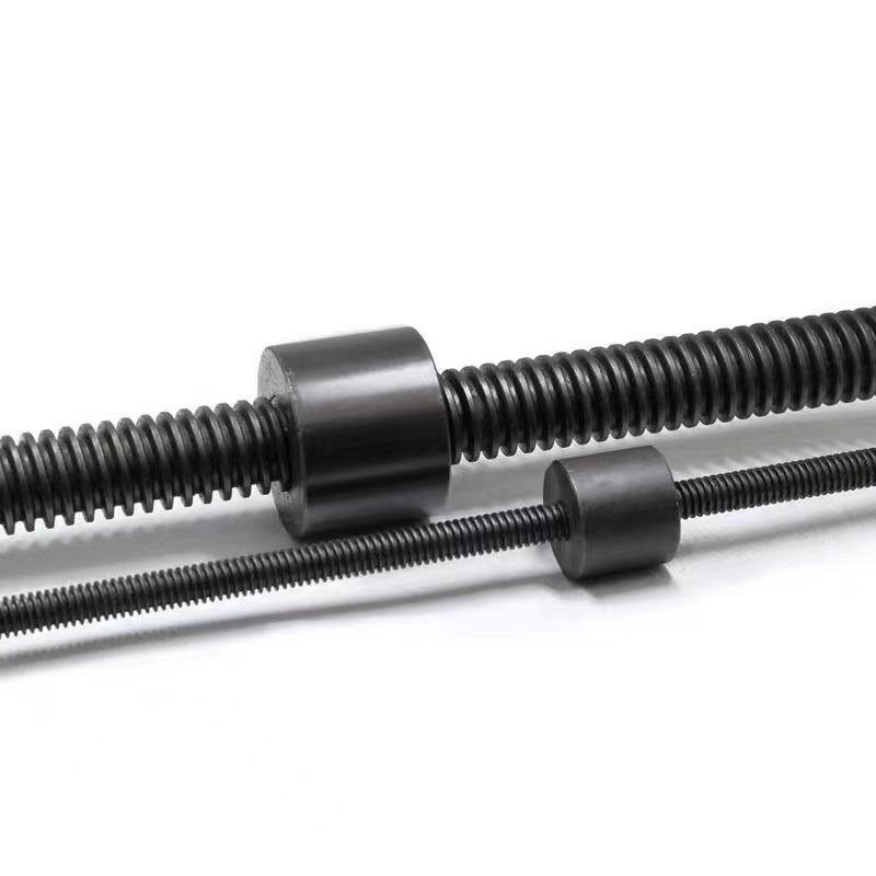 Алюминиевая латунь Черная сталь Свинцовый винт Cnc токарный стан Trapezoidal Rod Shaft Швейная машина Медицинское оборудование Использование